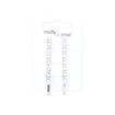 Picture of HAIR GRIPS SILVER BEAD & CRYSTAL 6CM